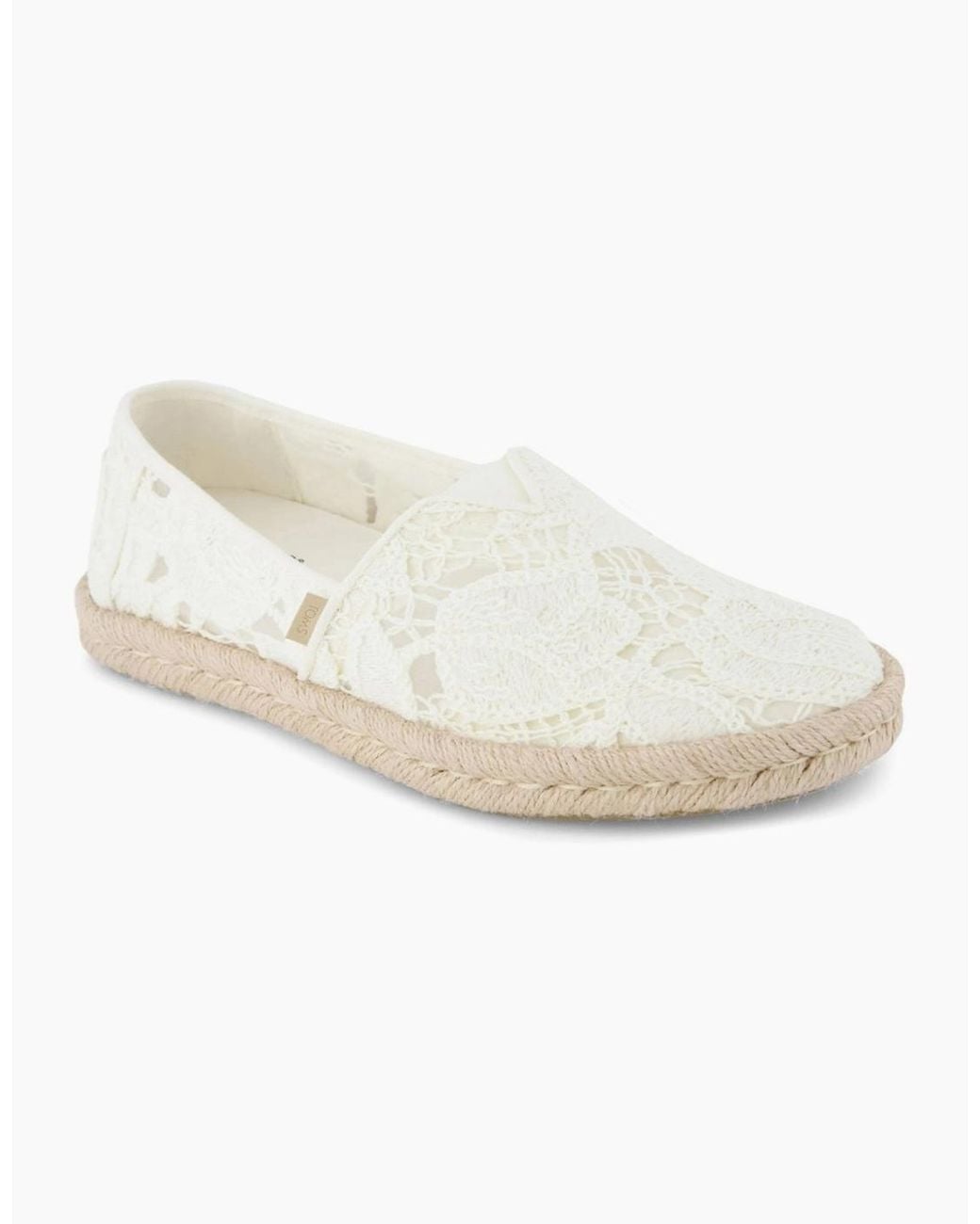 TOMS White Alpargata Rope 2.0 Slip On Shoes