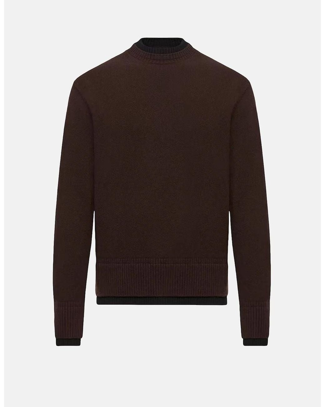 Moncler Brown Crewneck Sweater for men
