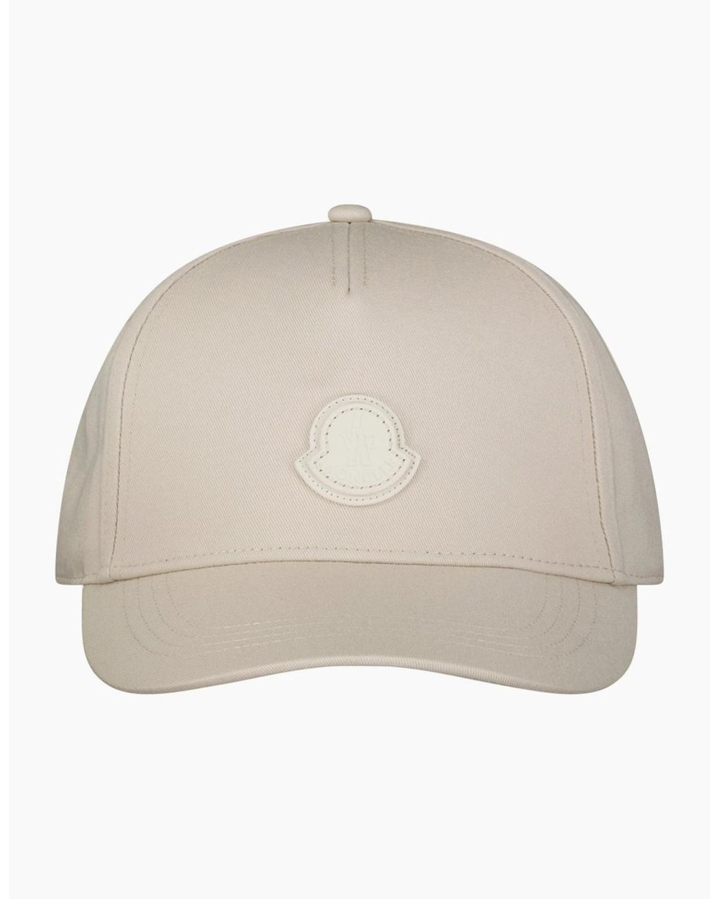 Moncler Natural Logo Patch Cap for men