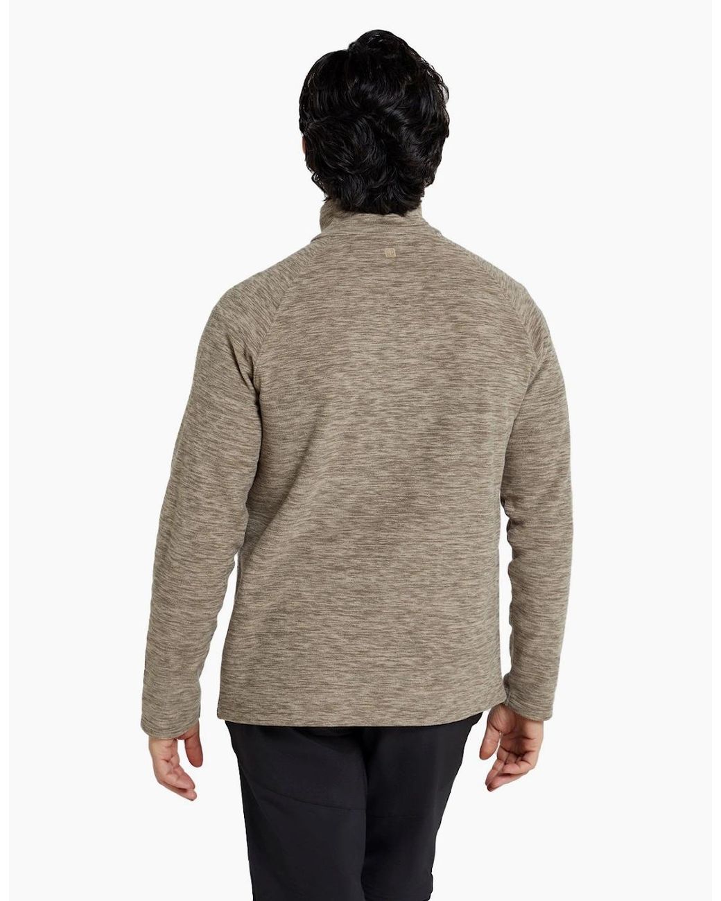 Mountain Warehouse Natural Snowdon Ii Fleece Top for men