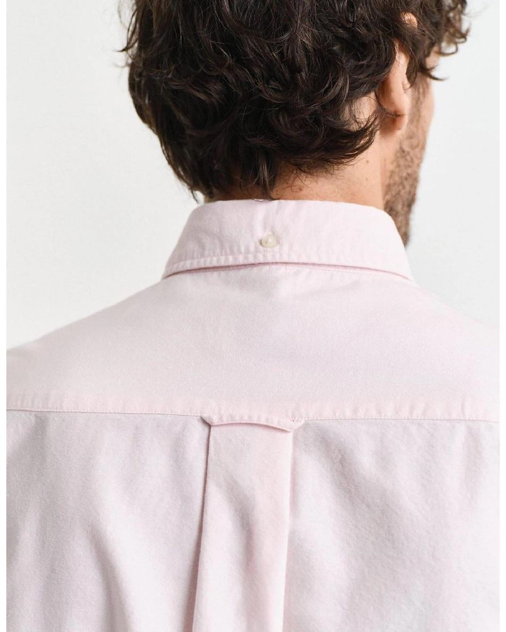 Gant White Regular Fit Classic Short Sleeve Oxford Shirt for men