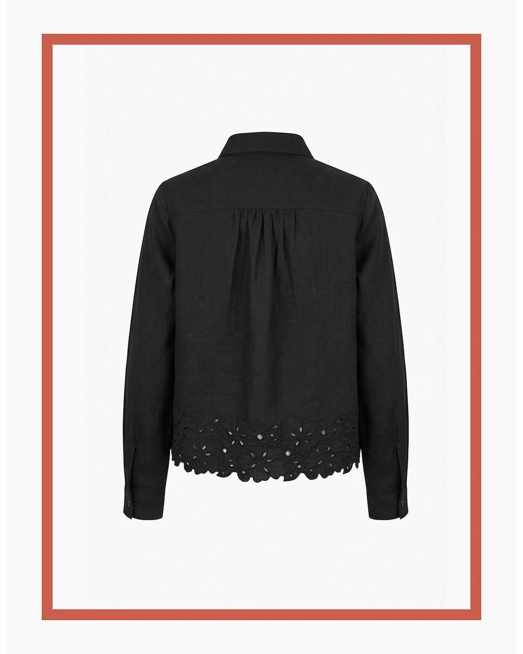 Nooki Design Black Koren Embroidered Blouse