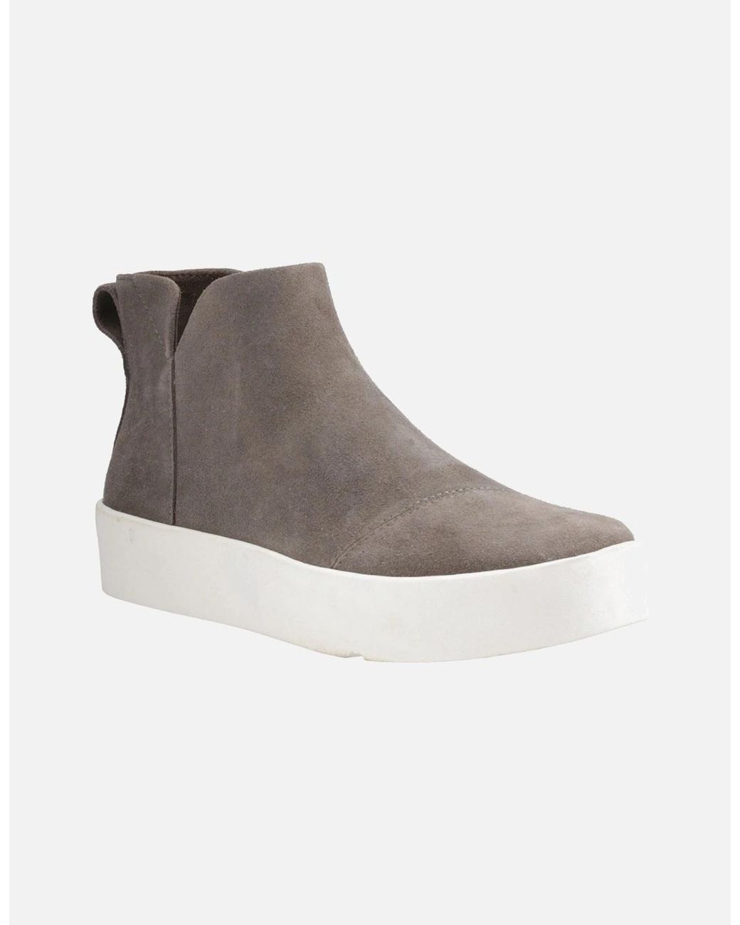 TOMS Gray Verona Mid Ankle Boots