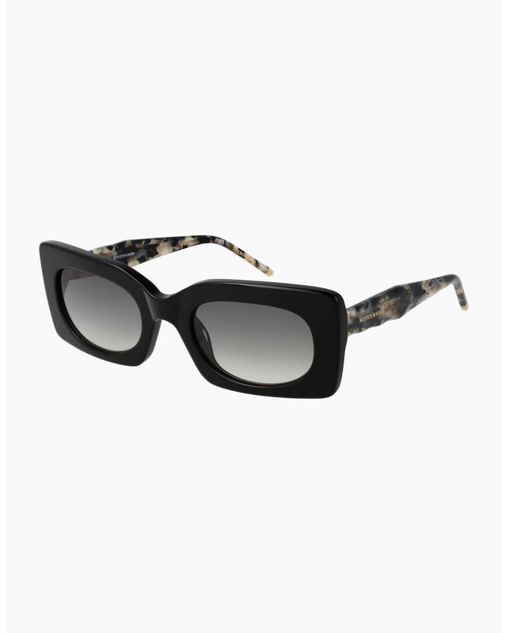 Scotch & Soda Black Sunglasses Ss7041 001 52
