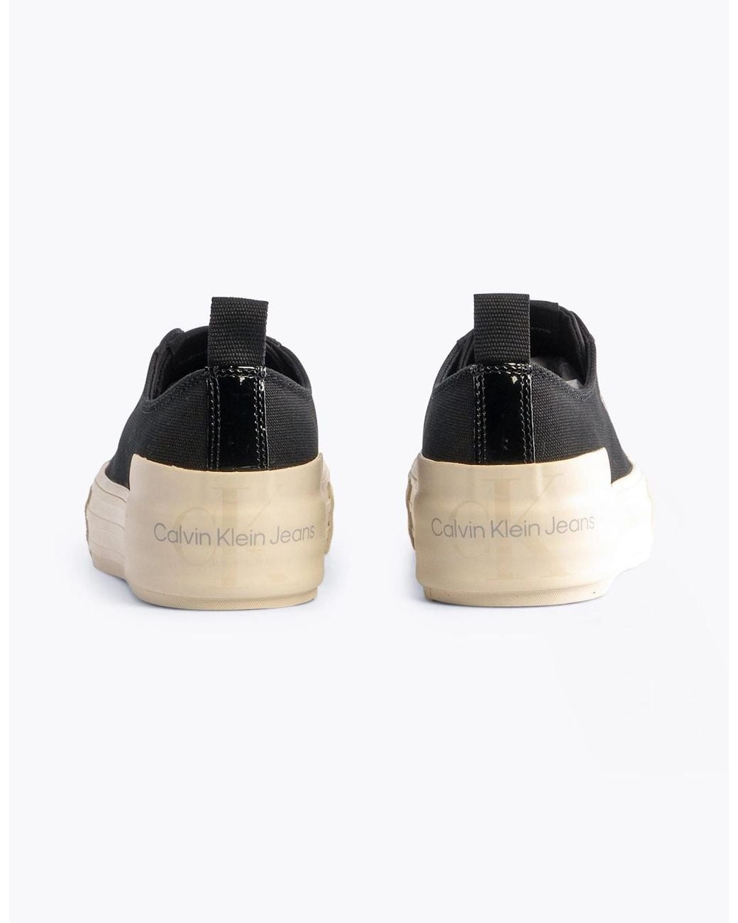 Calvin Klein Black Bold Vulcanised Trainers/Creamy
