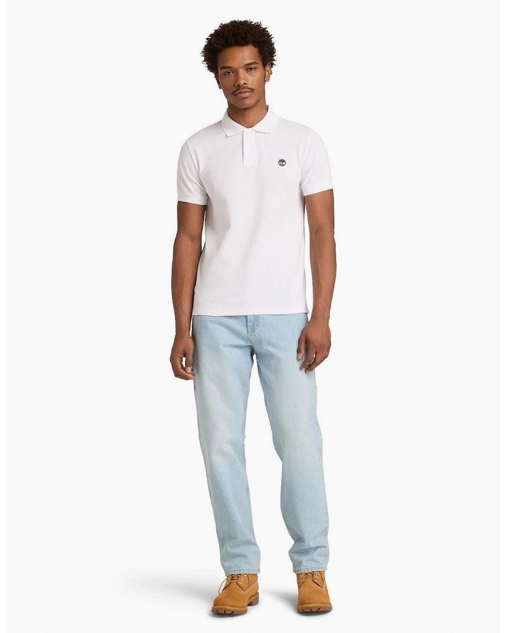 Timberland White Oyster River Polo Shirt for men