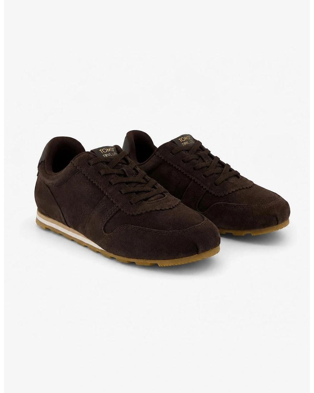 TOMS Brown Trvl Lite Palisade Casual Trainers Dark