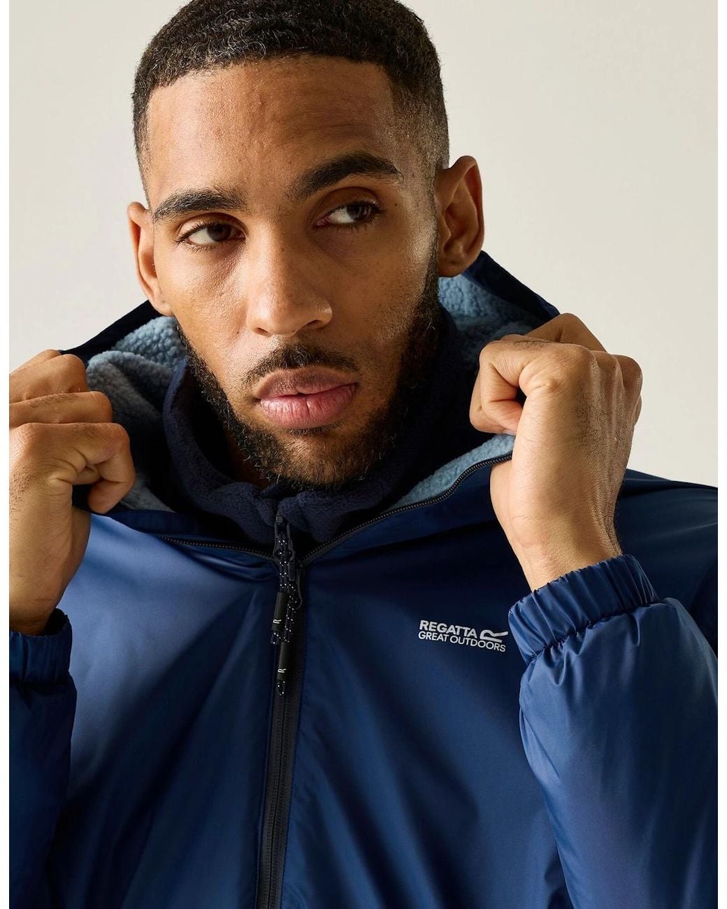 Regatta Blue Kybre Fleece Lined Jacket for men