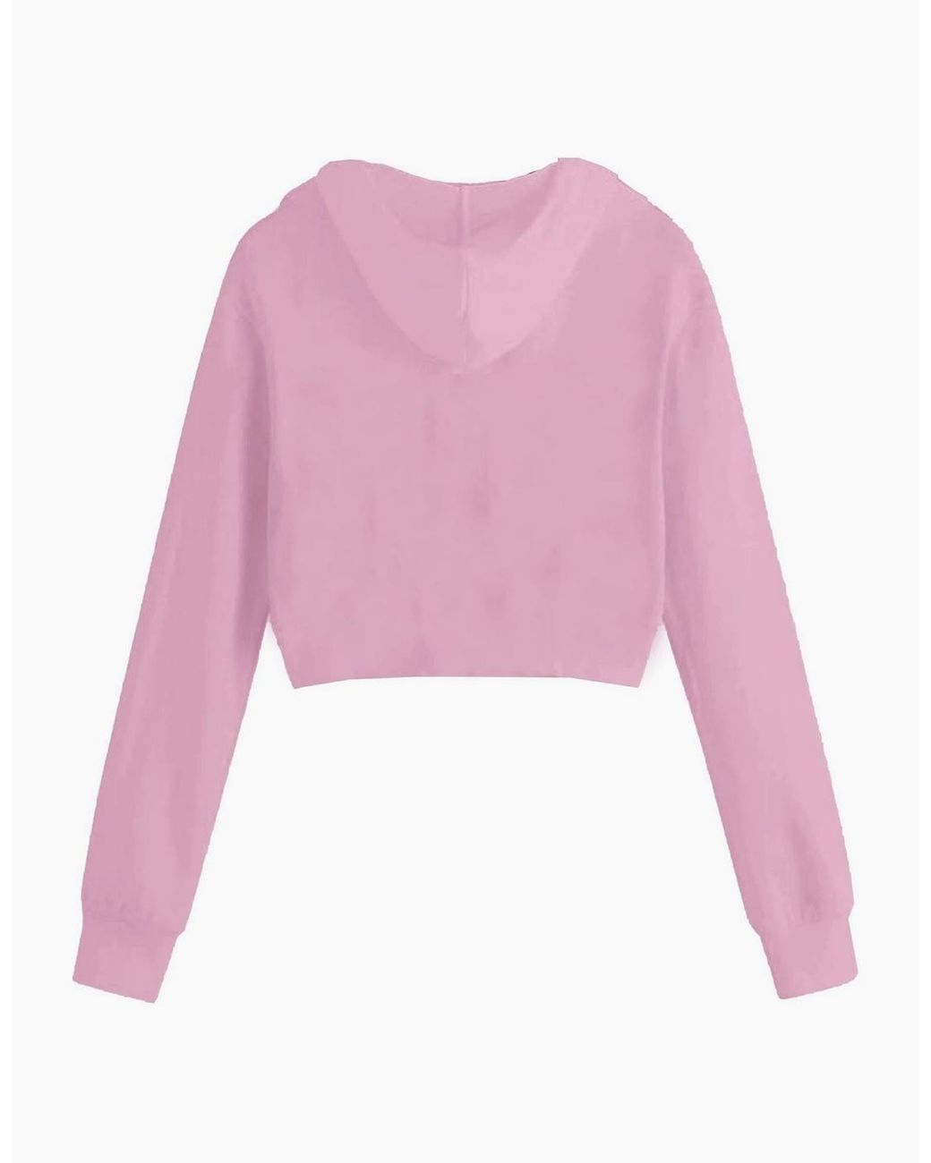 Miso Pink Cropped Hoodie