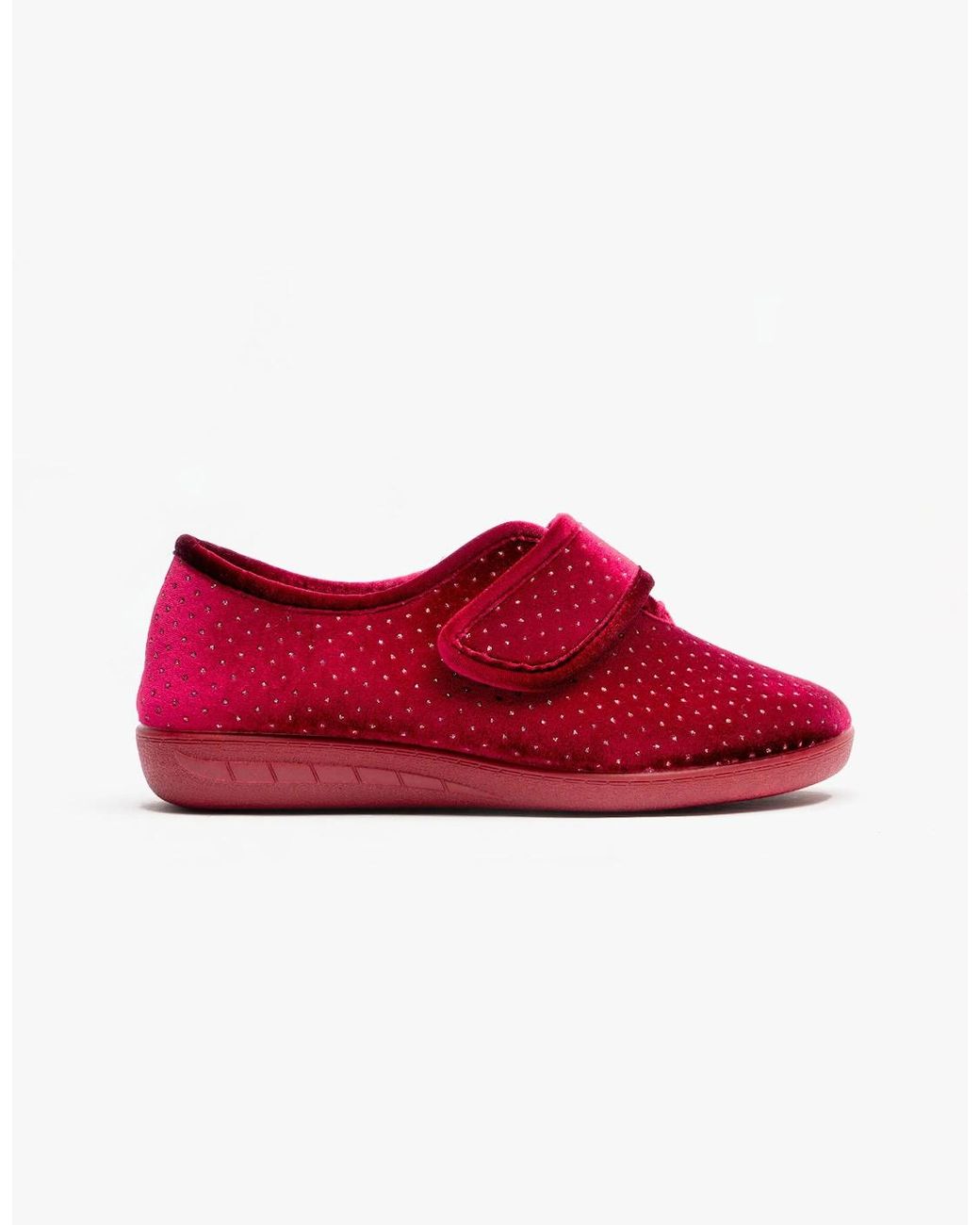 Lotus Red Janet Slippers Bordo