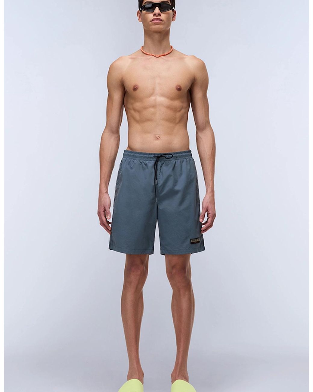 Napapijri Blue Iaato Summer Shorts for men