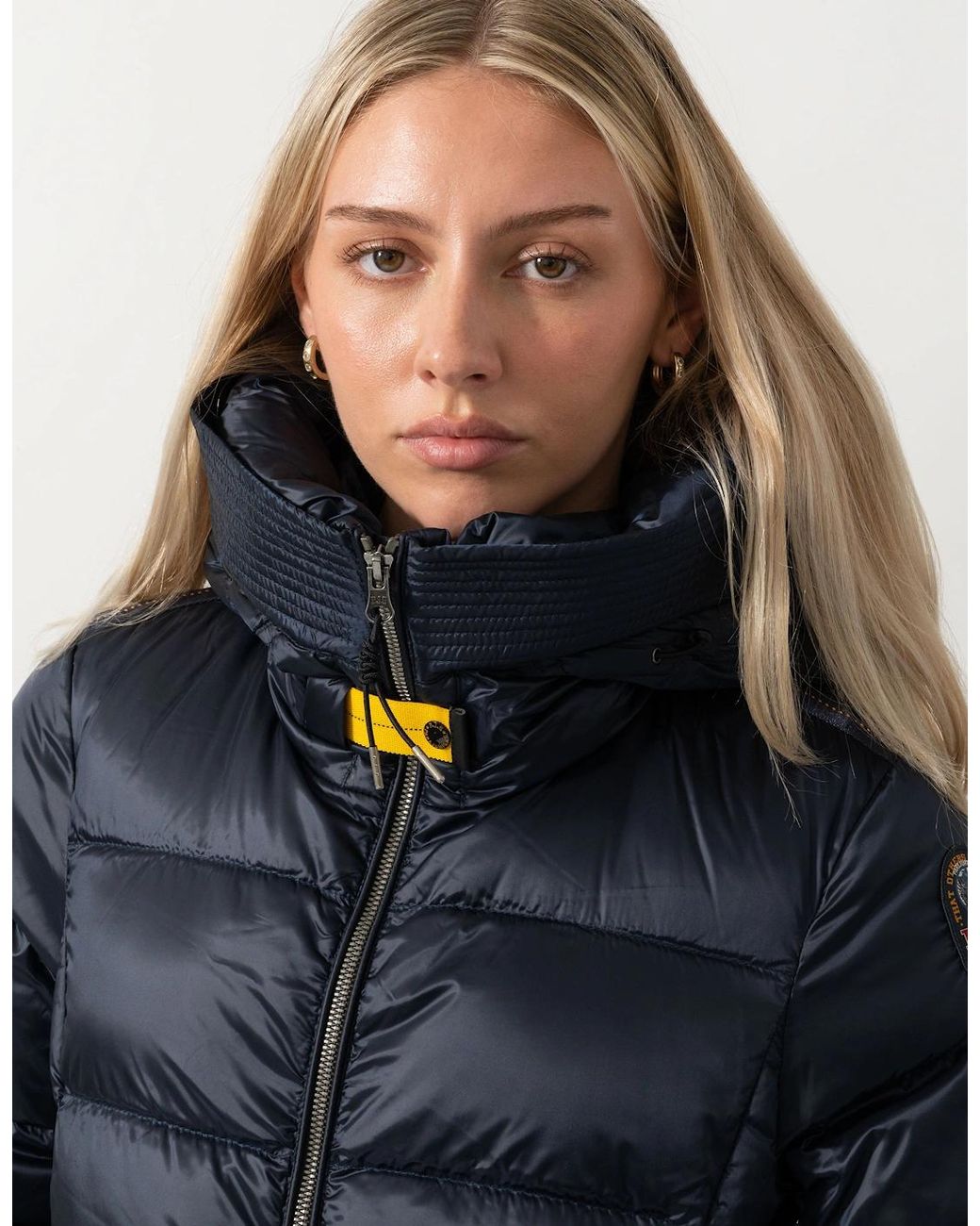 Parajumpers Blue Marion Down Jacket With Hood