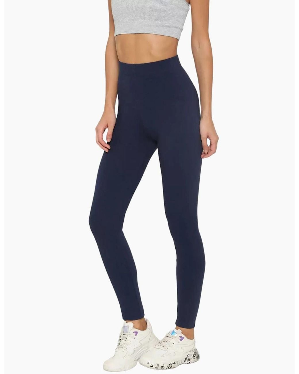 Forever 21 Blue Leggings Plain Western Wear Pant