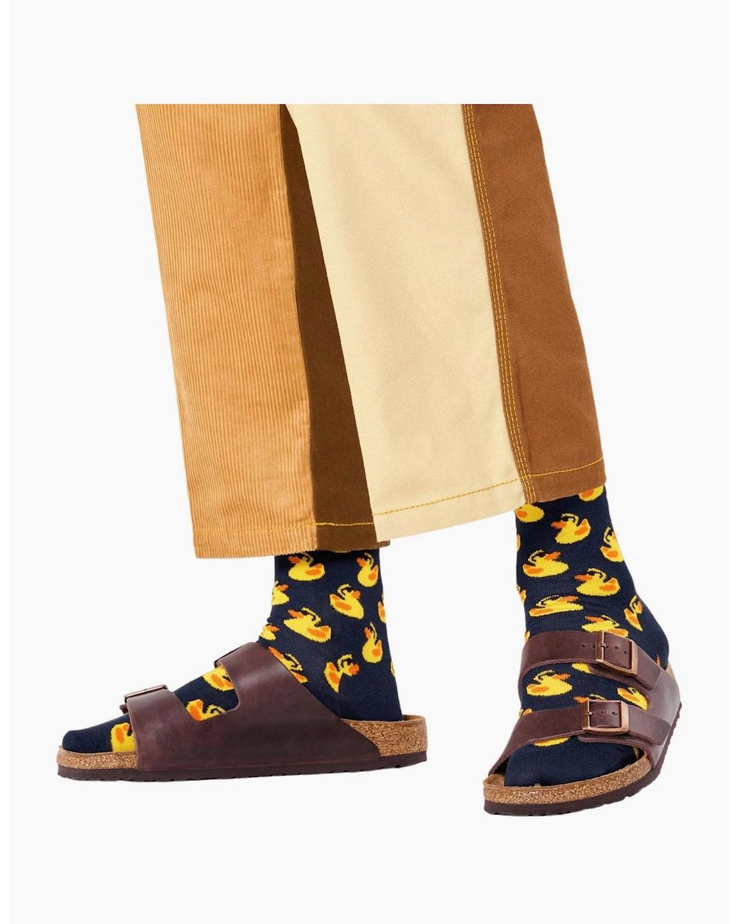 Happy Socks Blue Rubber Duck Socks