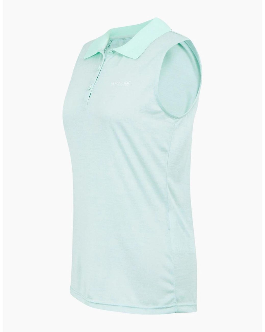 Regatta Blue Ladies Tima Ii Sleeveless Polo Shirt