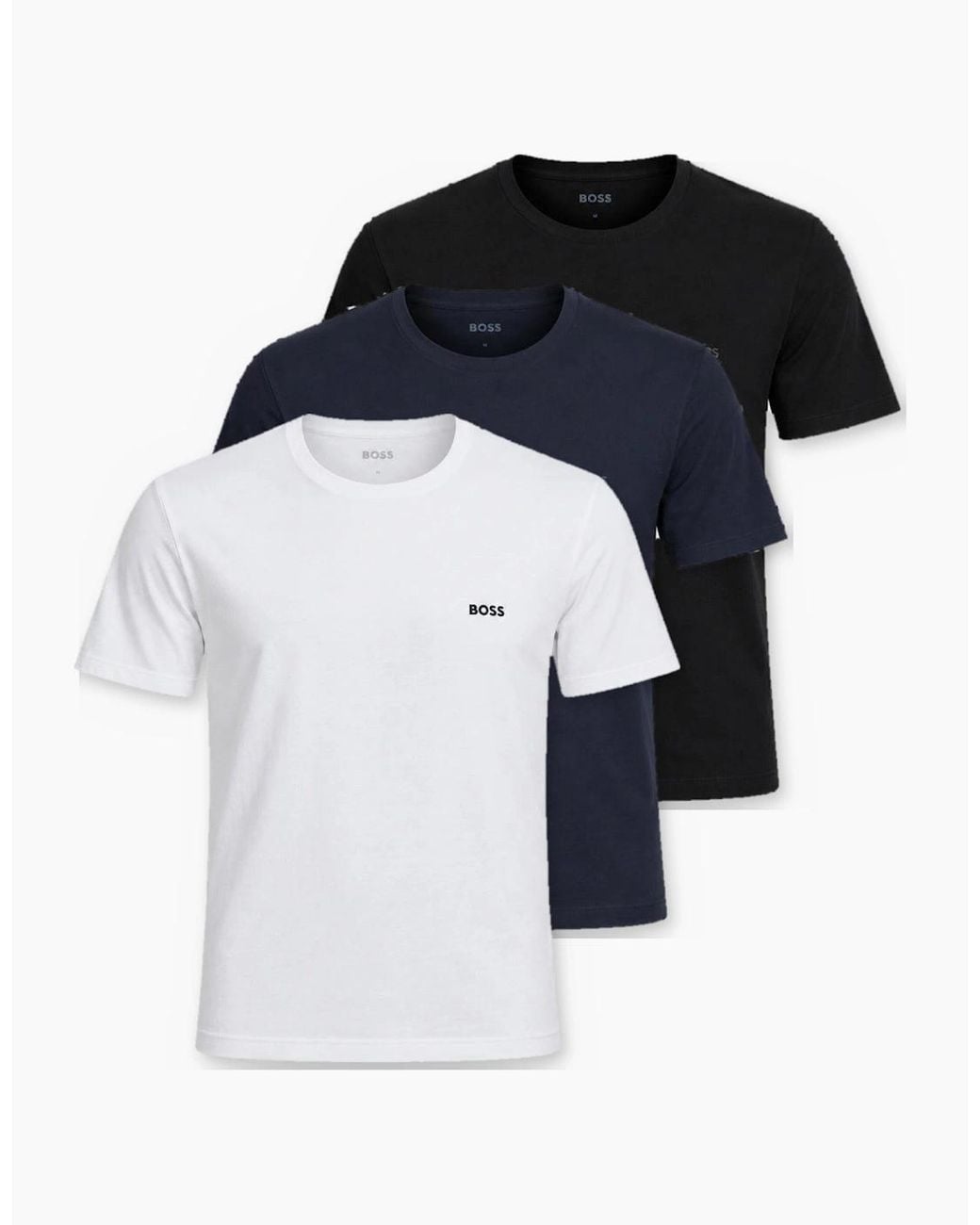 Boss Blue Boss 3 Pack Classic T-Shirts for men
