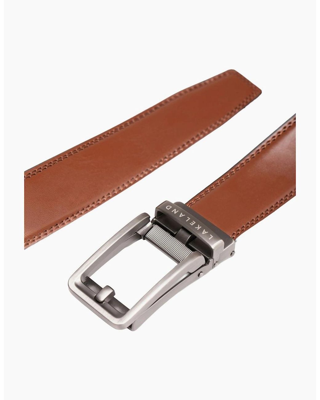 Lakeland Leather Brown Rigg Ratchet Belt