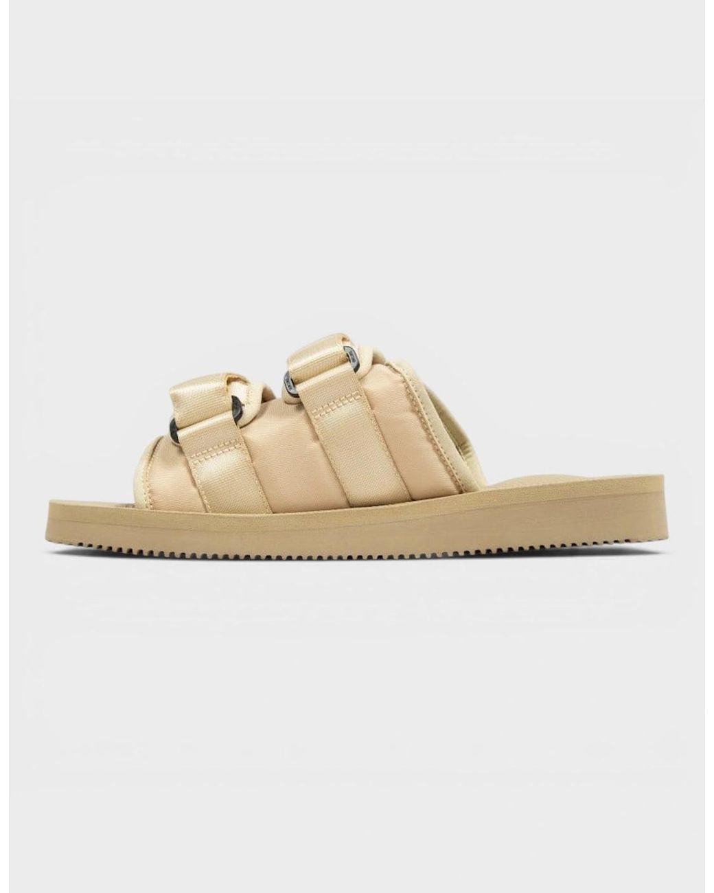 Suicoke White Moto-Cab Sandals