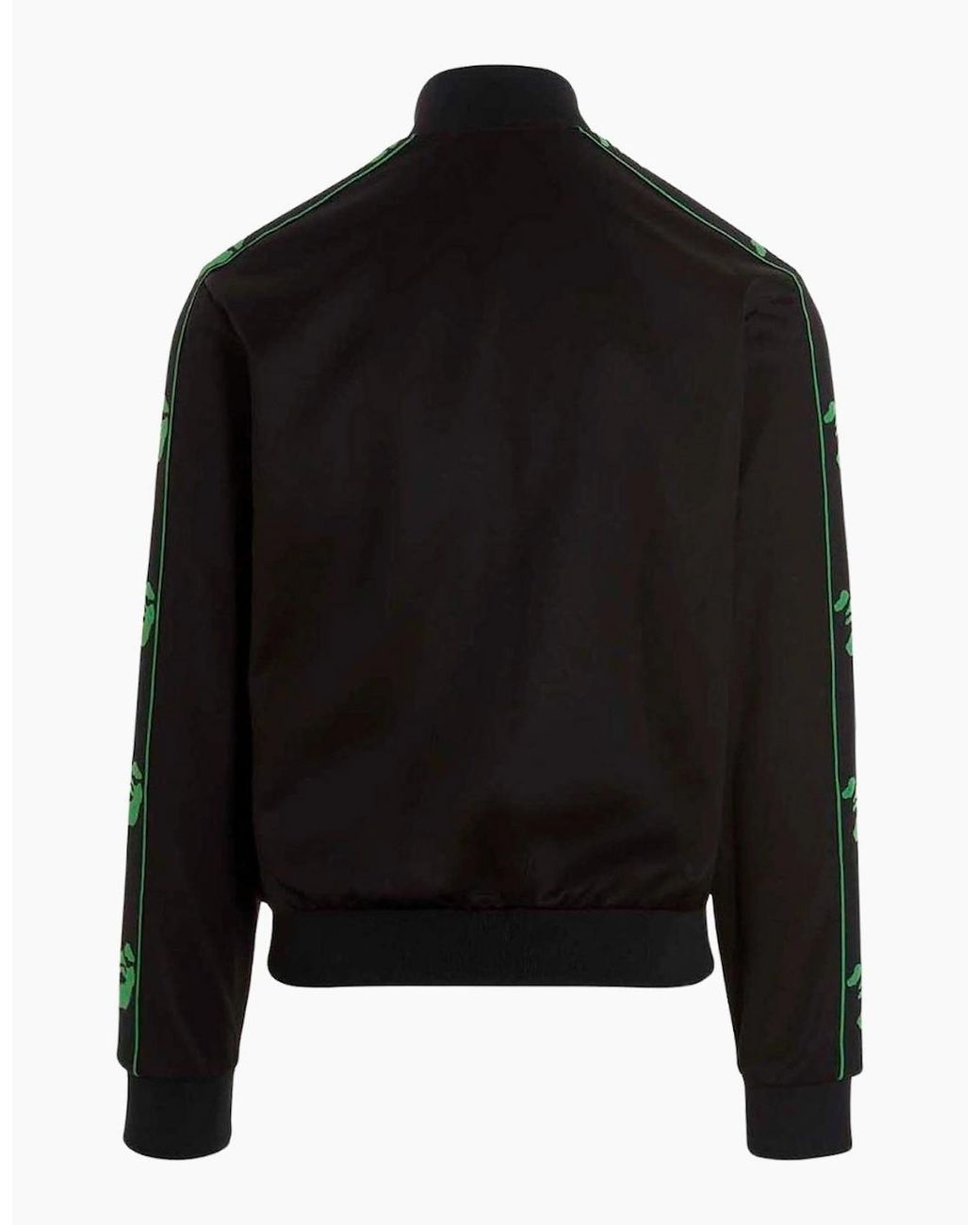 Off-White c/o Virgil Abloh Black Ow Face Band Slim Tracktop for men