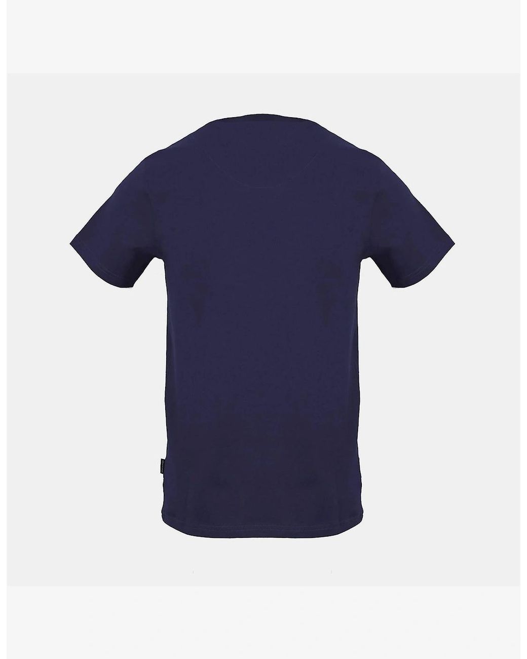 Aquascutum Black Text Graphic Crew Neck Short Sleeve T-Shirt for men