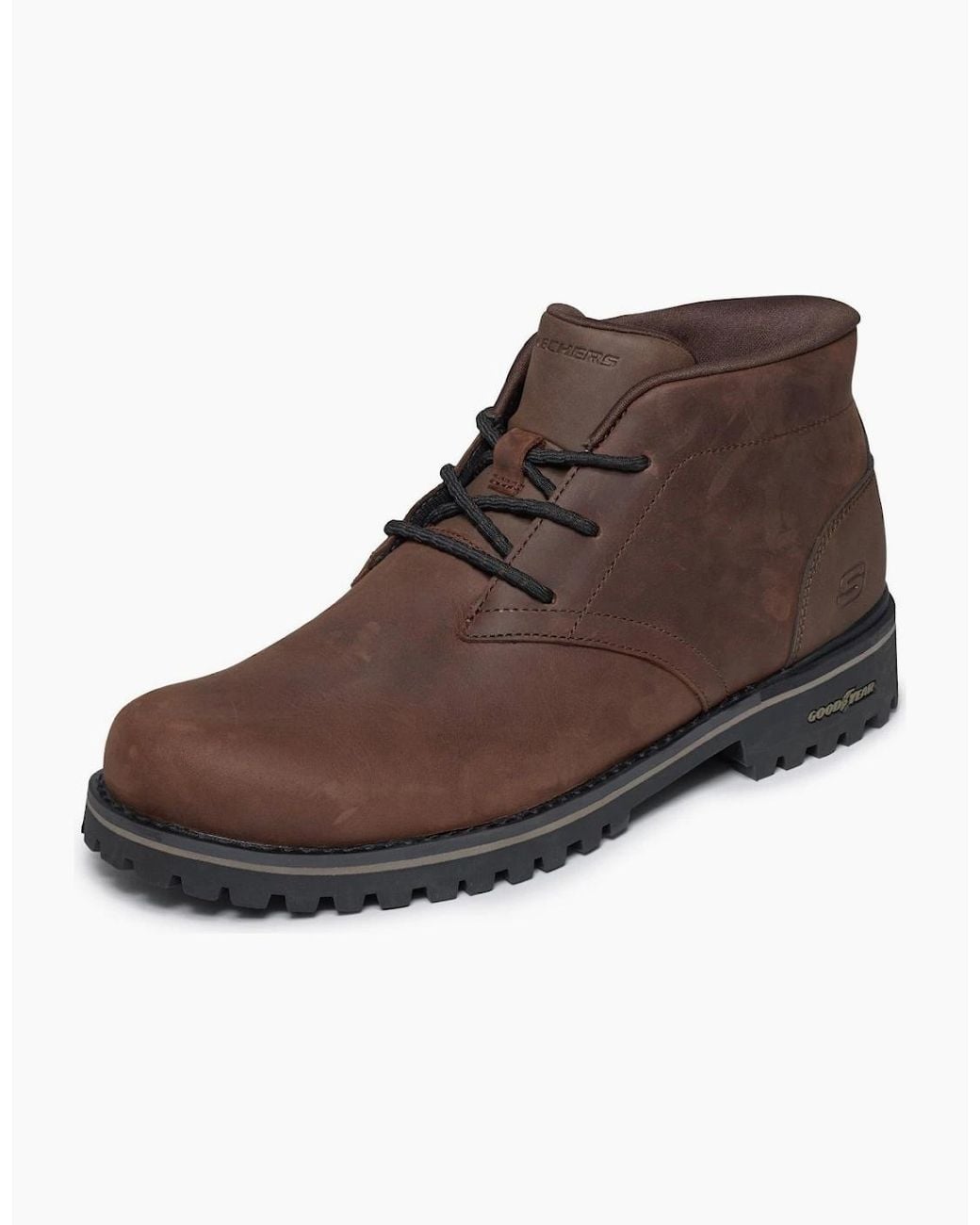 Skechers Brown Quintero Damien Boots for men