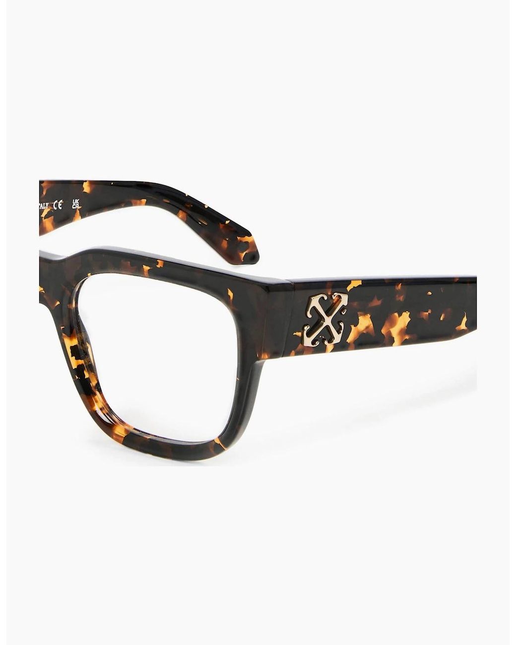 Off-White c/o Virgil Abloh Brown Off Eyewear Style 8C for men