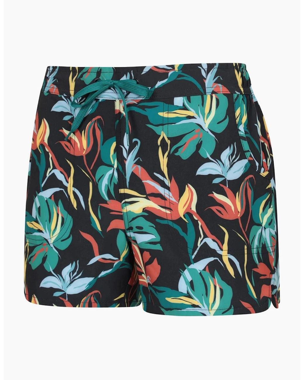 Mountain Warehouse Green Ladies Patterned Stretch Flowers Boardshorts
