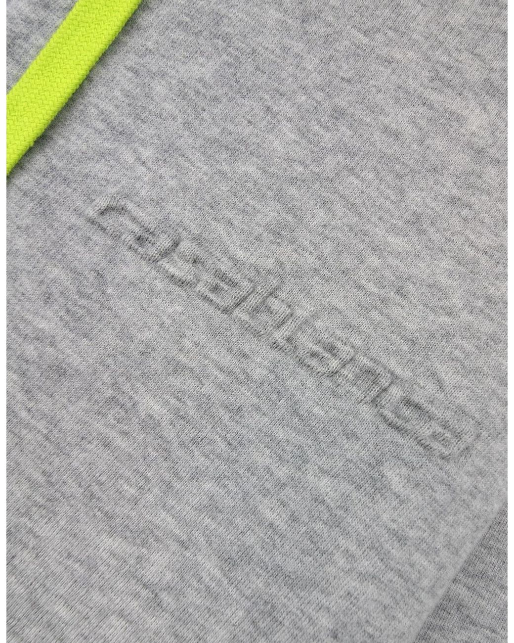 Casablanca Gray Cashmere Blend Zip Hooded Sweatshirt Marle for men