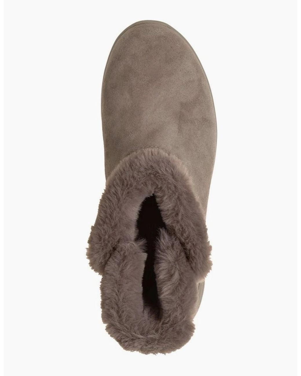 Skechers Gray On-The-Go Stellar Cozy Step Ankle Boots