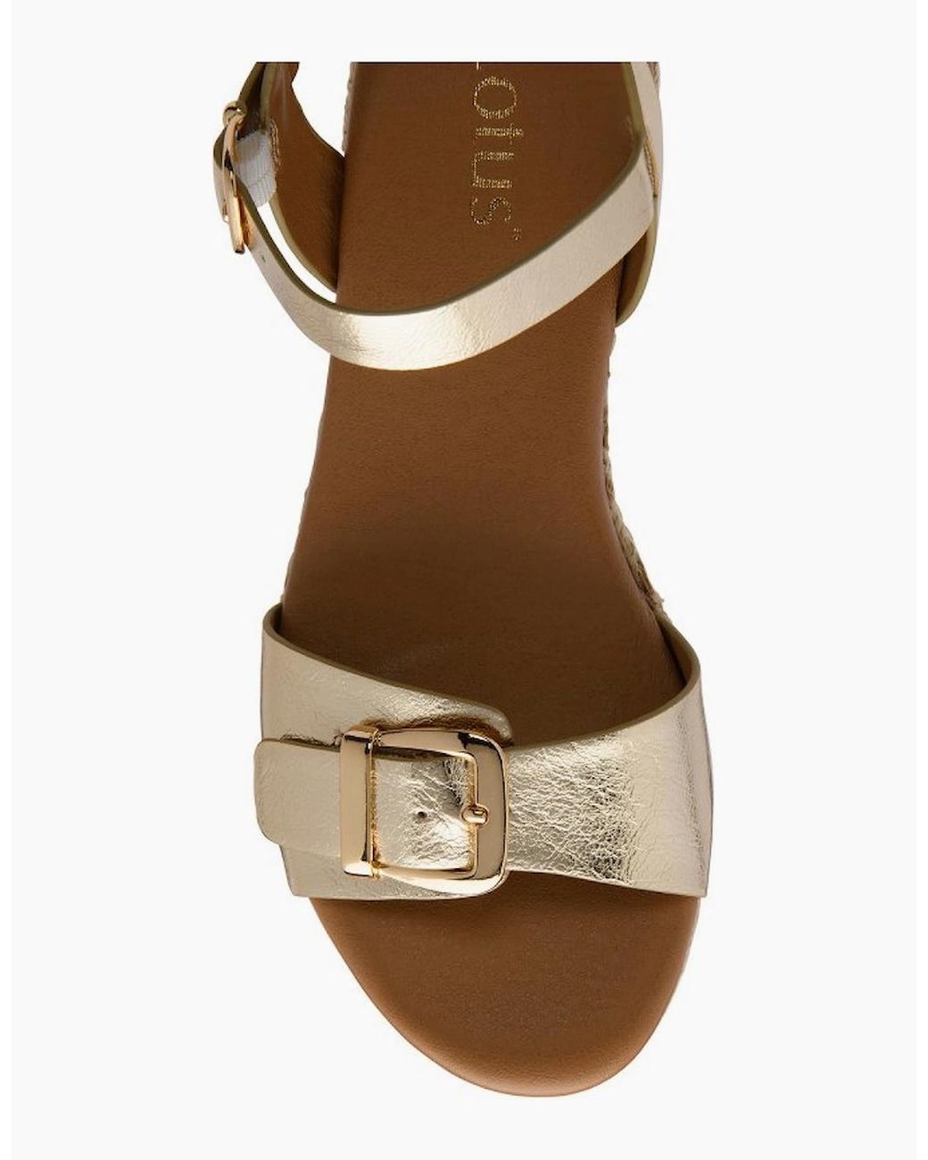 Lotus Metallic Emeia Wedge Sandals