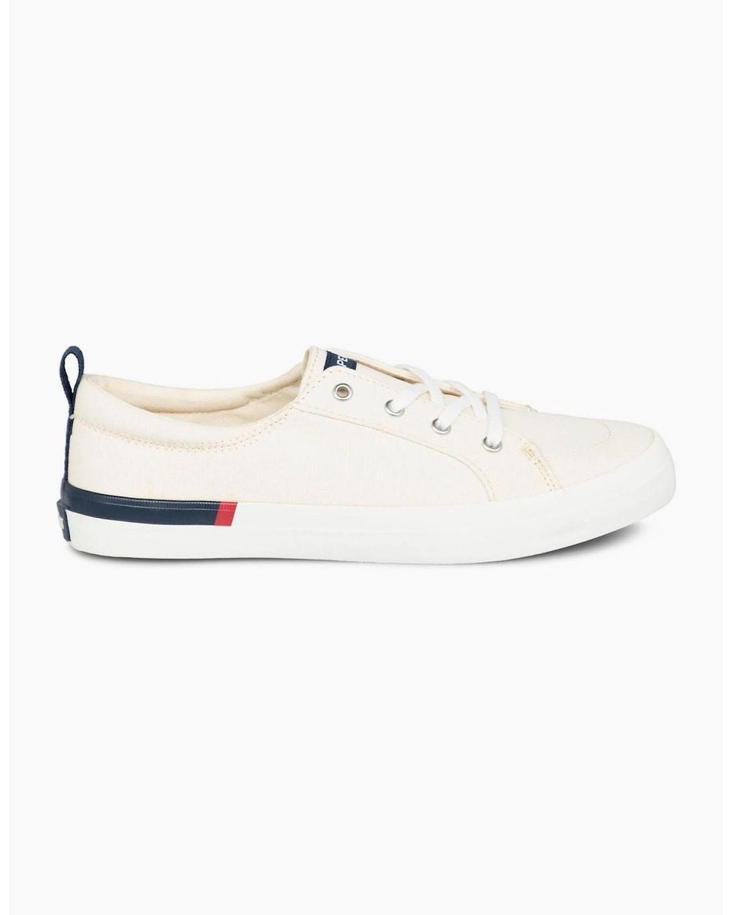 Sperry Top-Sider White Crest Vibe Lace-Up Flat Sneakers
