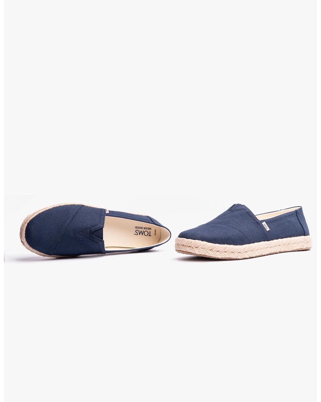 TOMS Blue Alpargata Rope 2.0 Espadrilles