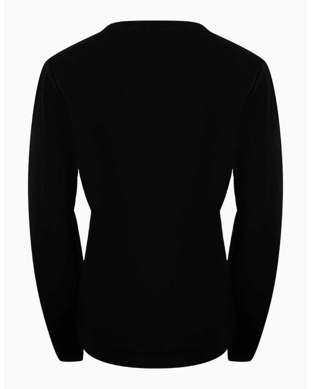 Love Moschino Black Small Logo Sweatshirt