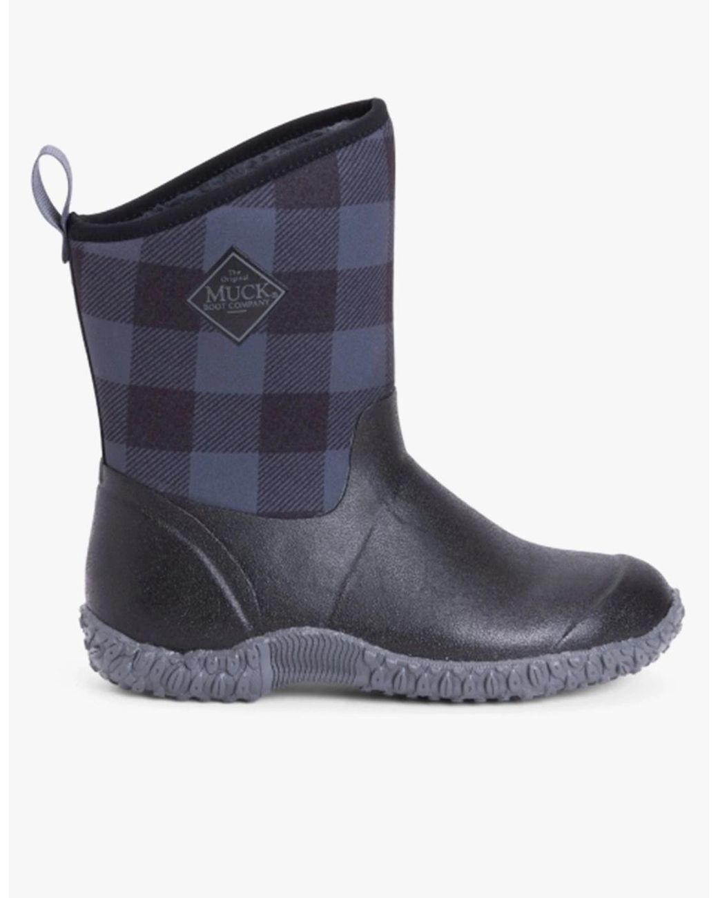 Muck Boot Blue S Muckster Ii Mid Rubber Boots/ Plaid