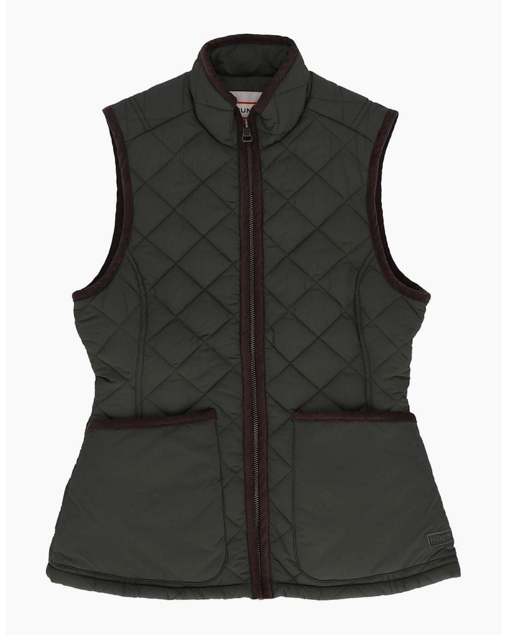 Hunter Green Original Short Quilted Gilet Gilets