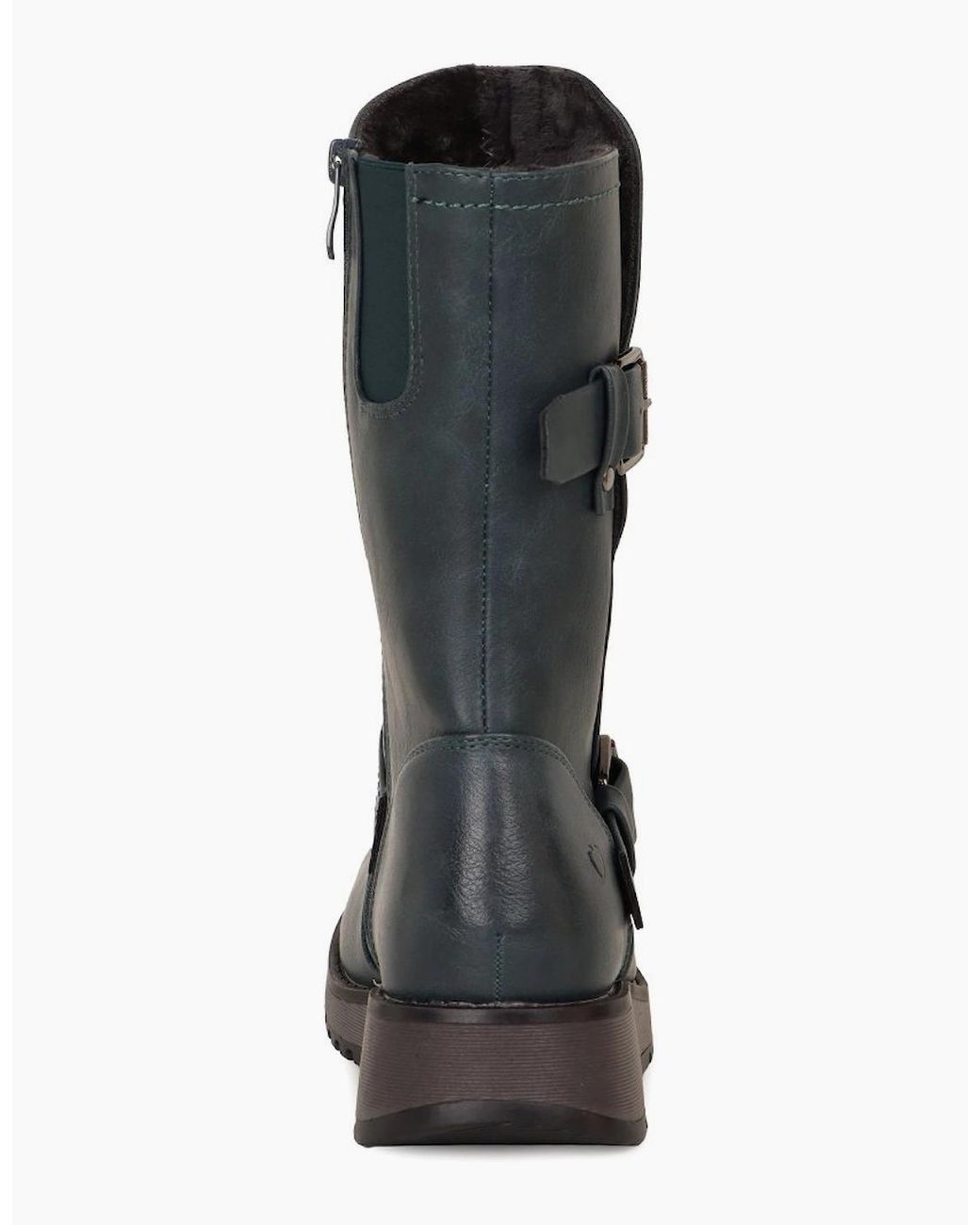 Heavenly Feet Black Hannah Calf Length Boots