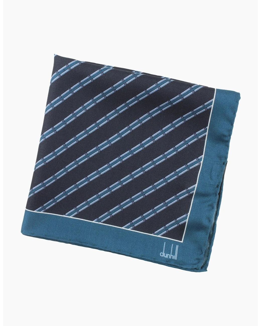 Dunhill Blue Pocket Square for men