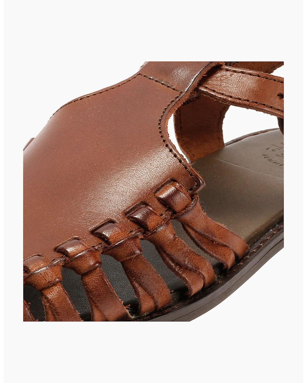 Hudson Brown Luna Leather Sandal