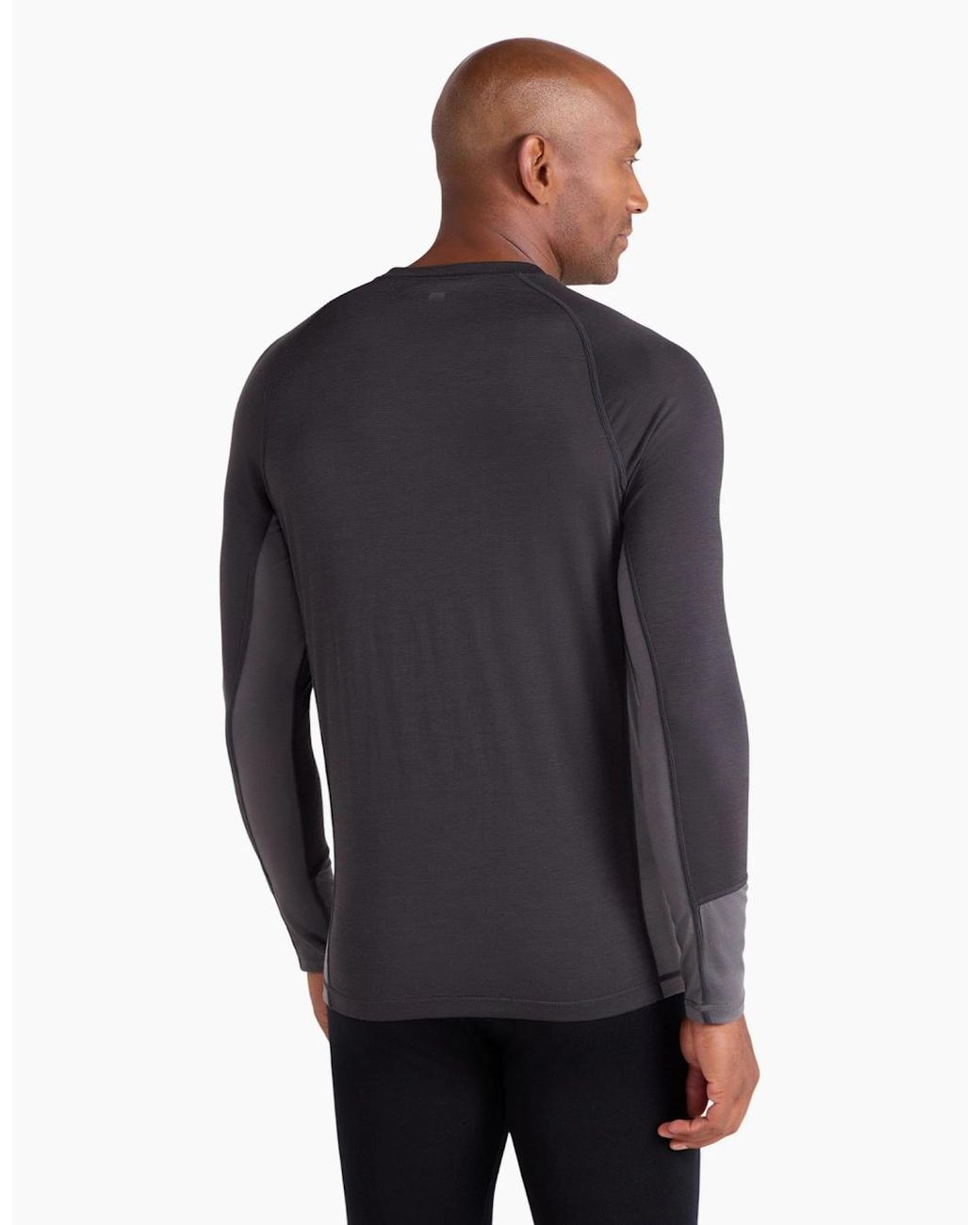 Mountain Warehouse Black Long-Sleeved Base Layer Top for men
