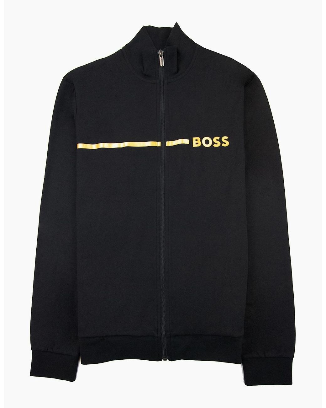 Boss Black Stripe Logo Tracksuit Jacket 001 for men