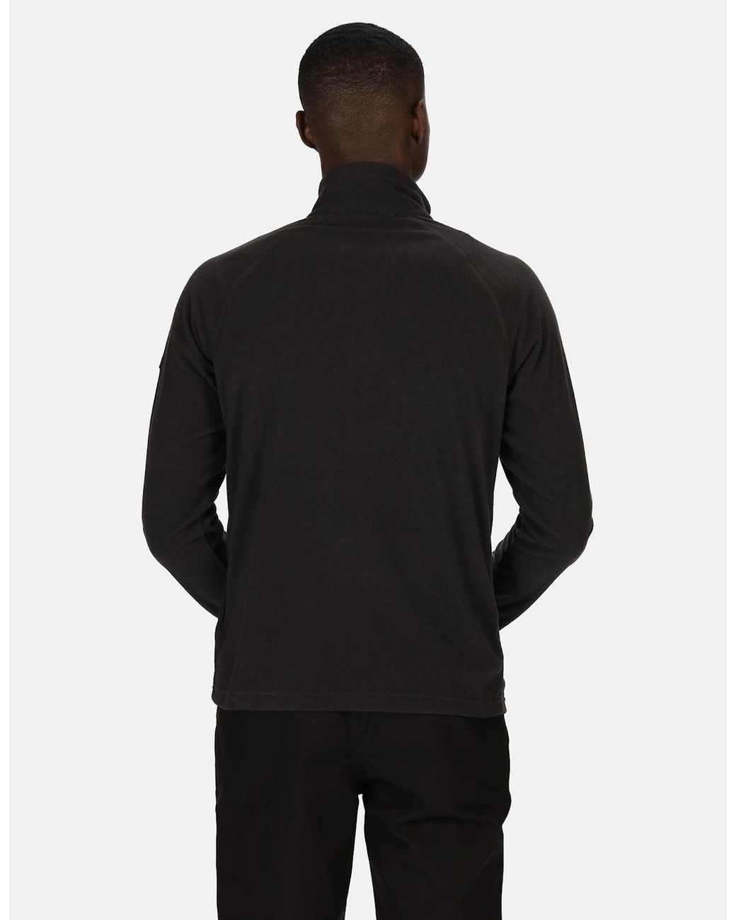 Regatta Black Great Outdoors Montes Fleece Top for men