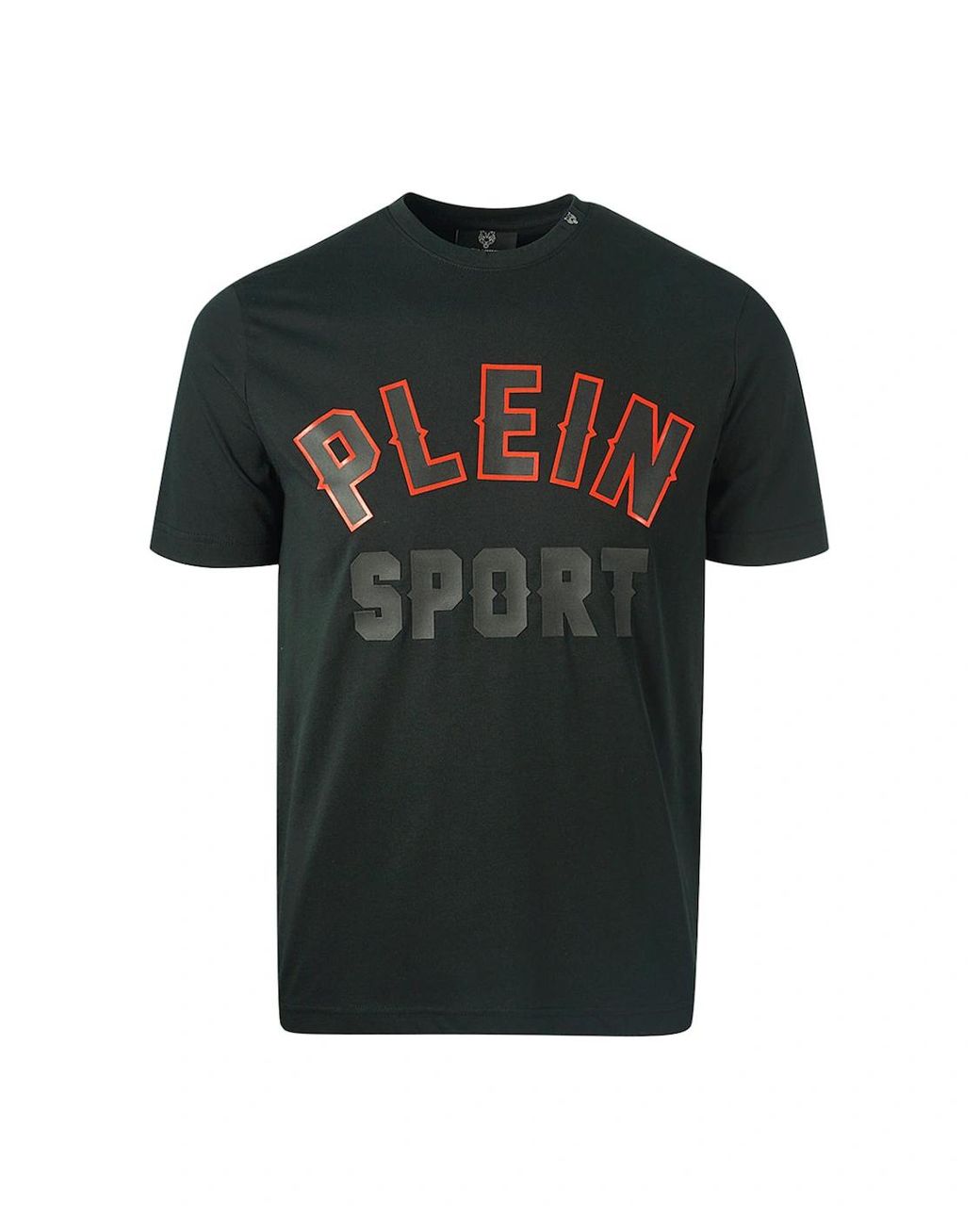 Philipp Plein Black Plein Sport Bold Block Logo T-Shirt for men