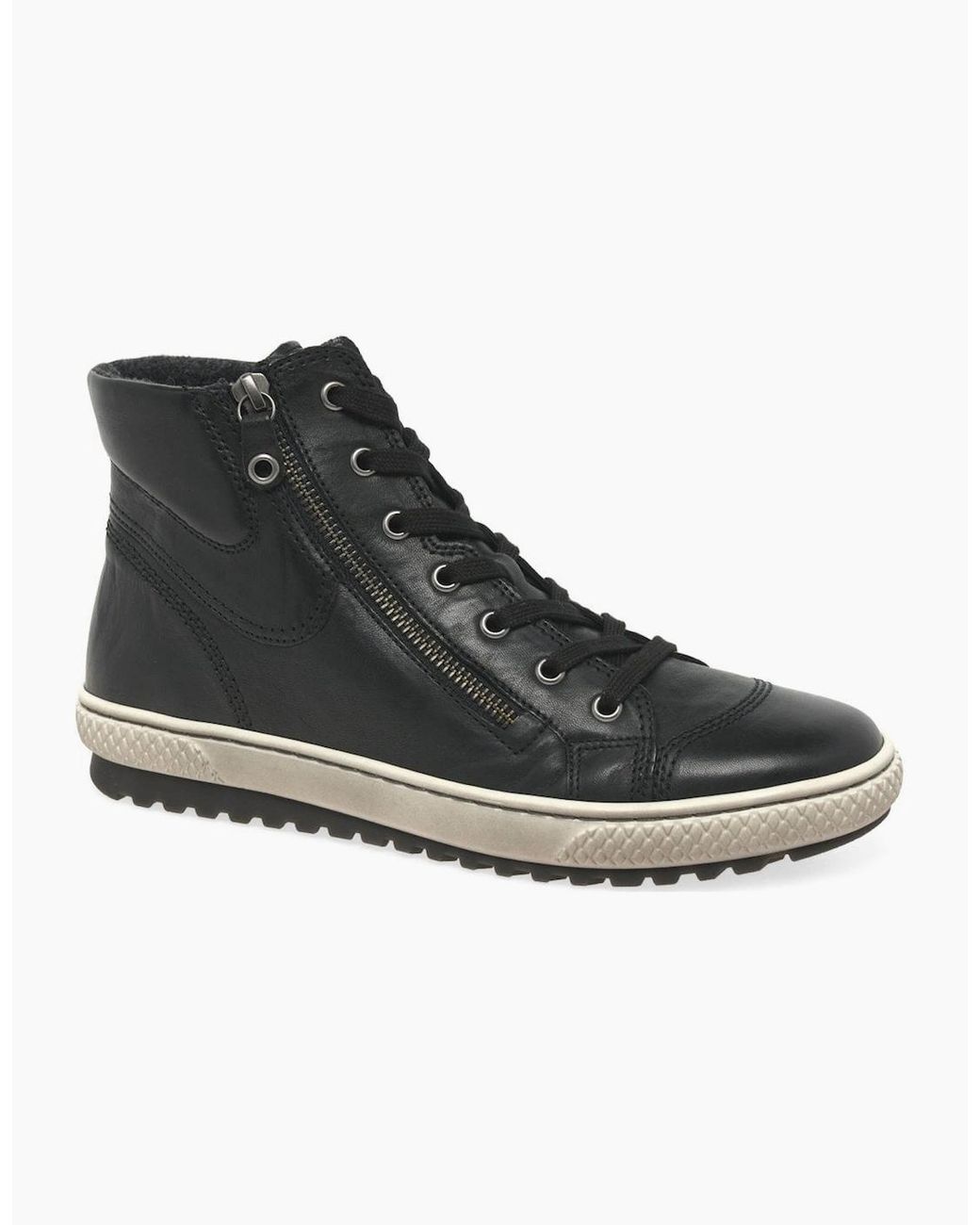 Gabor Black Bulner Casual Ankle Boots