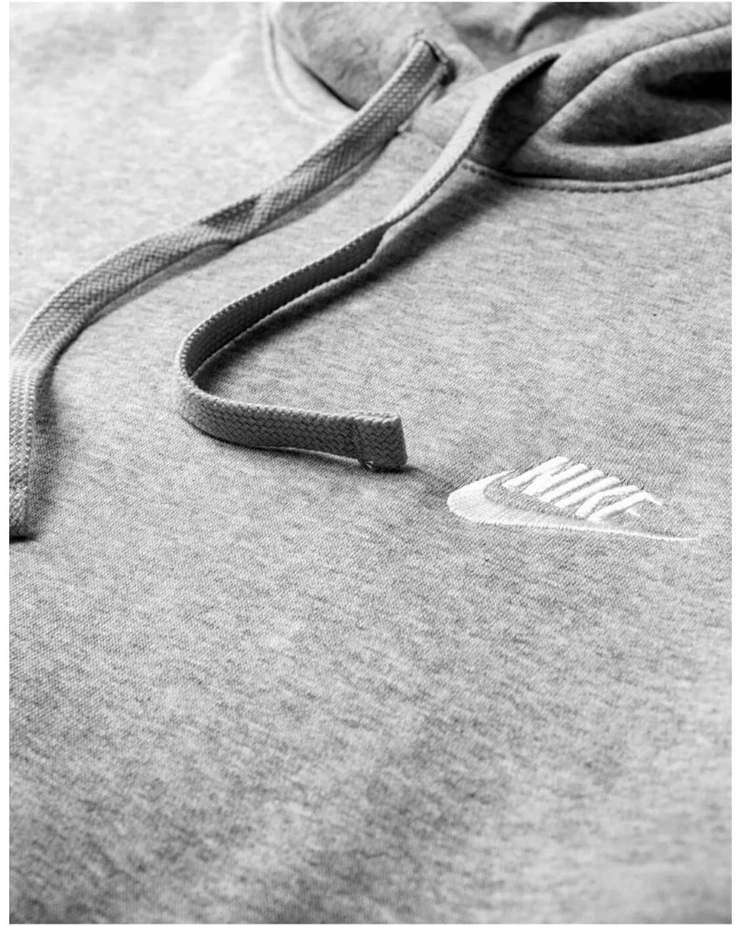 Nike Gray Sportswear Club Fleece Hoodie for men