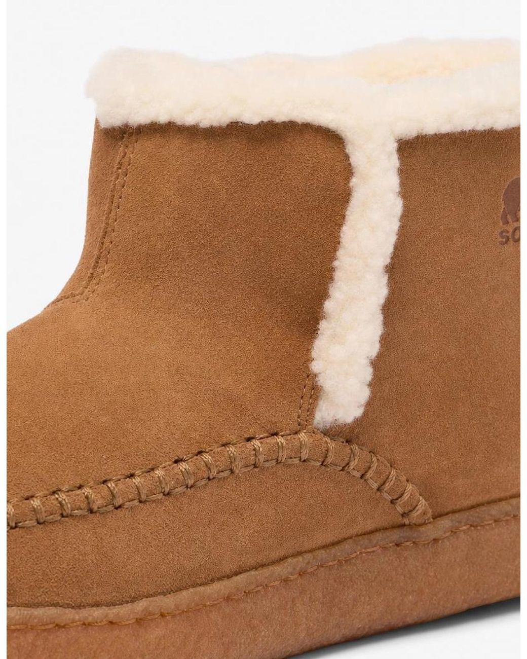 Sorel Brown Nakiska Iii Bootie Slipper Boots Velvet Tan