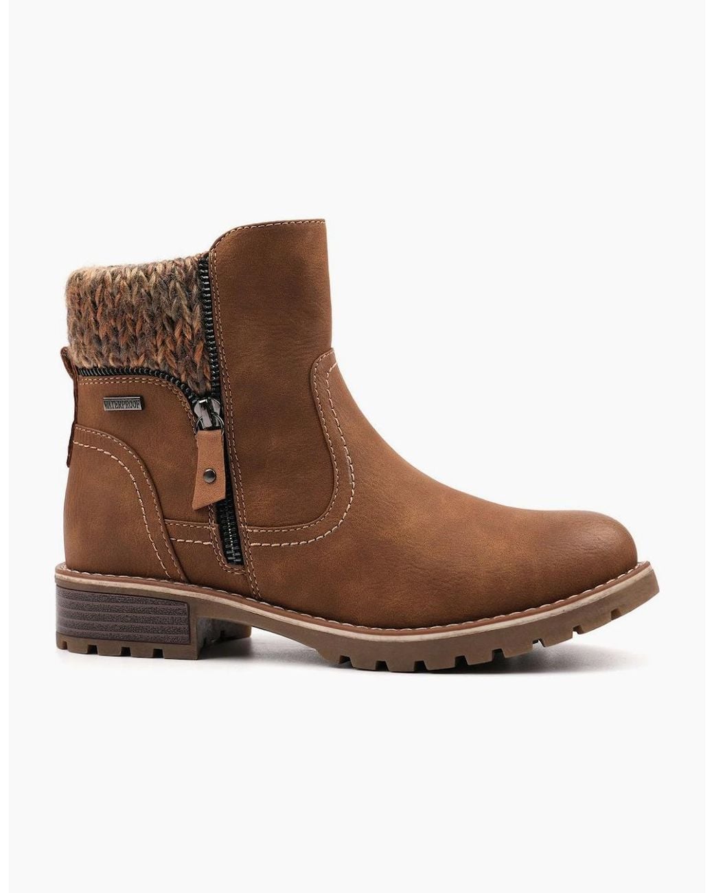 Lunar Brown Breeze Ankle Boots