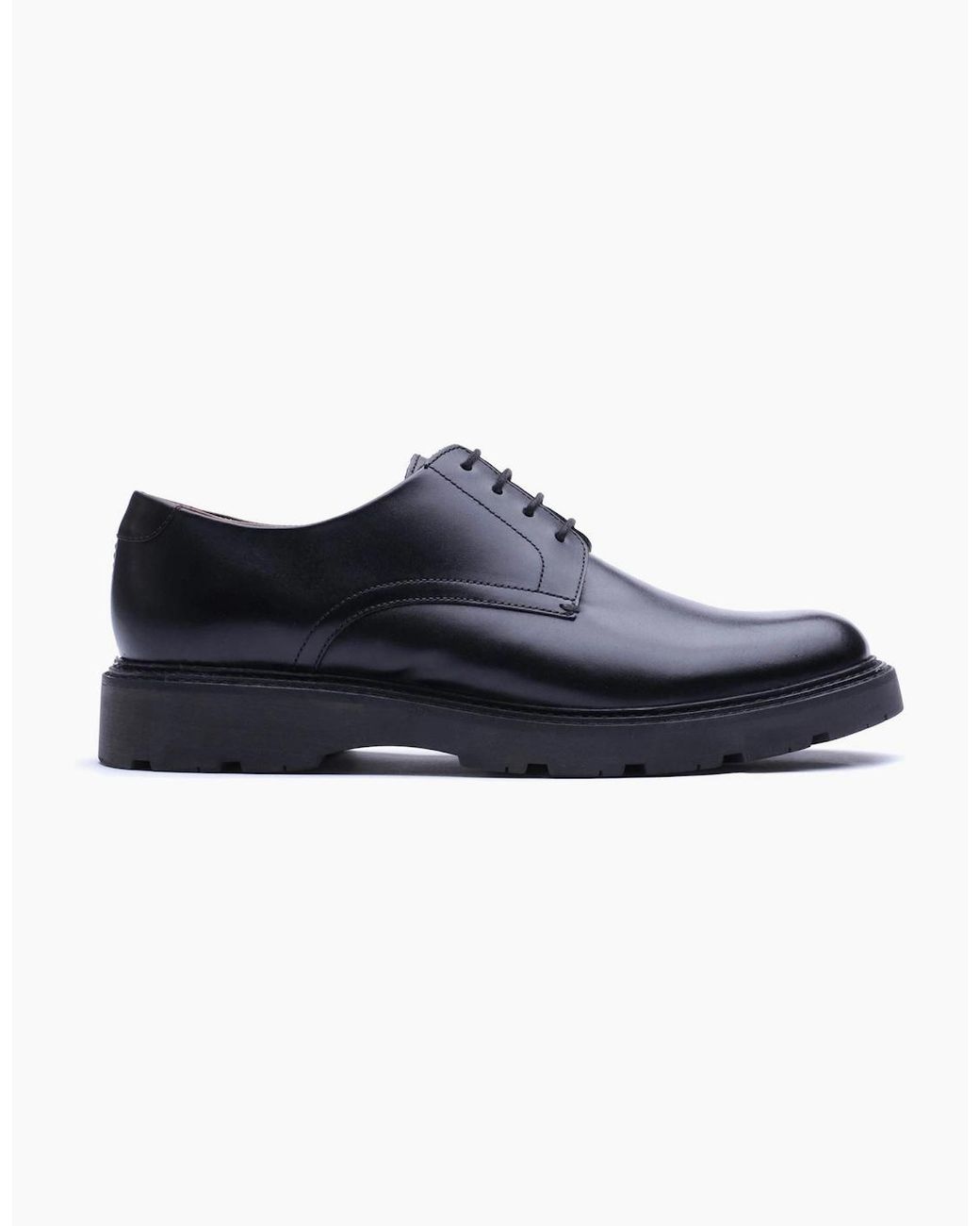 Base London Blue London Vector Leather Lace-Up Shoes for men