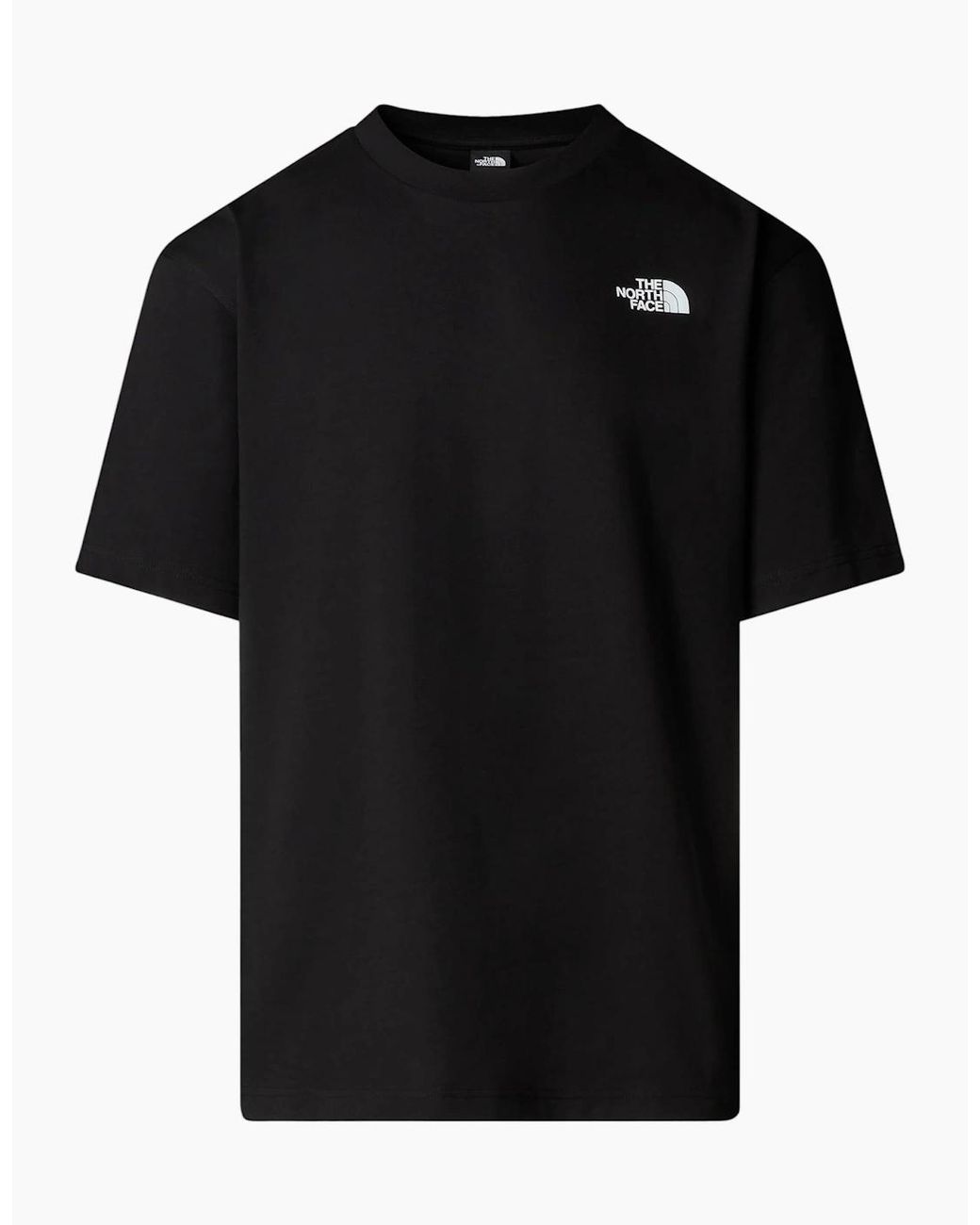 The North Face Black T Shirt Nse Oversized Crew Neck Short Sleeve Cotton for men
