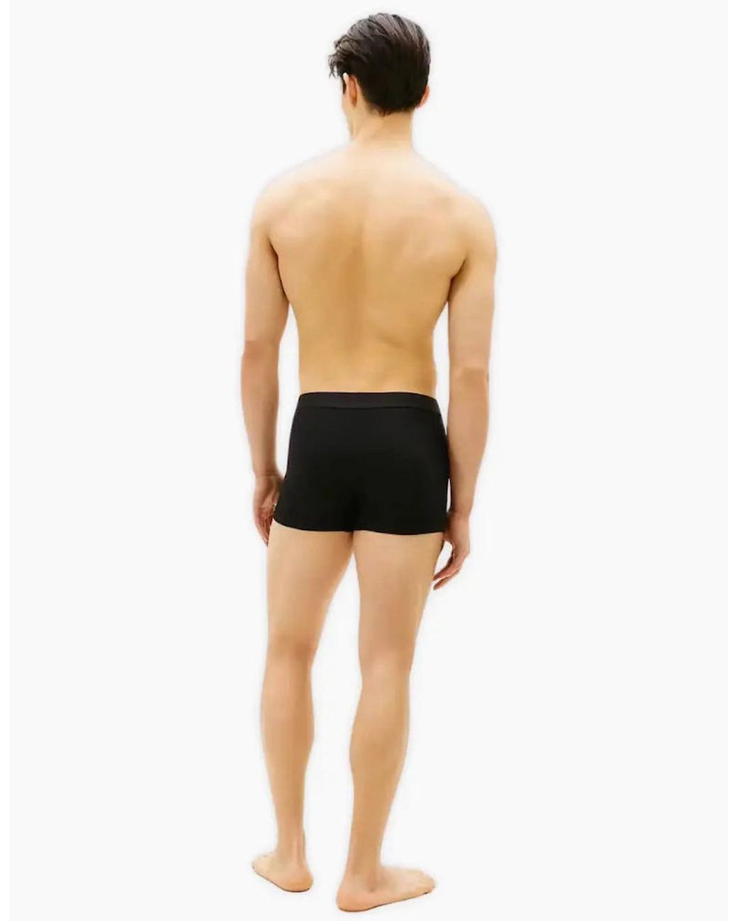Tommy Hilfiger Black 3-Pack Th Original Rib Boxer Trunks for men