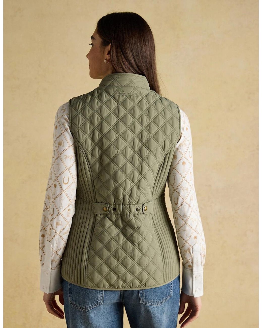 Joules Green Minx Gilets Khaki